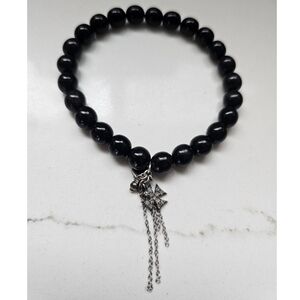 CHAN LUU Horn and tiny diamond charm bracelet